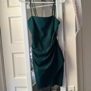 Dark green homecoming/event dress